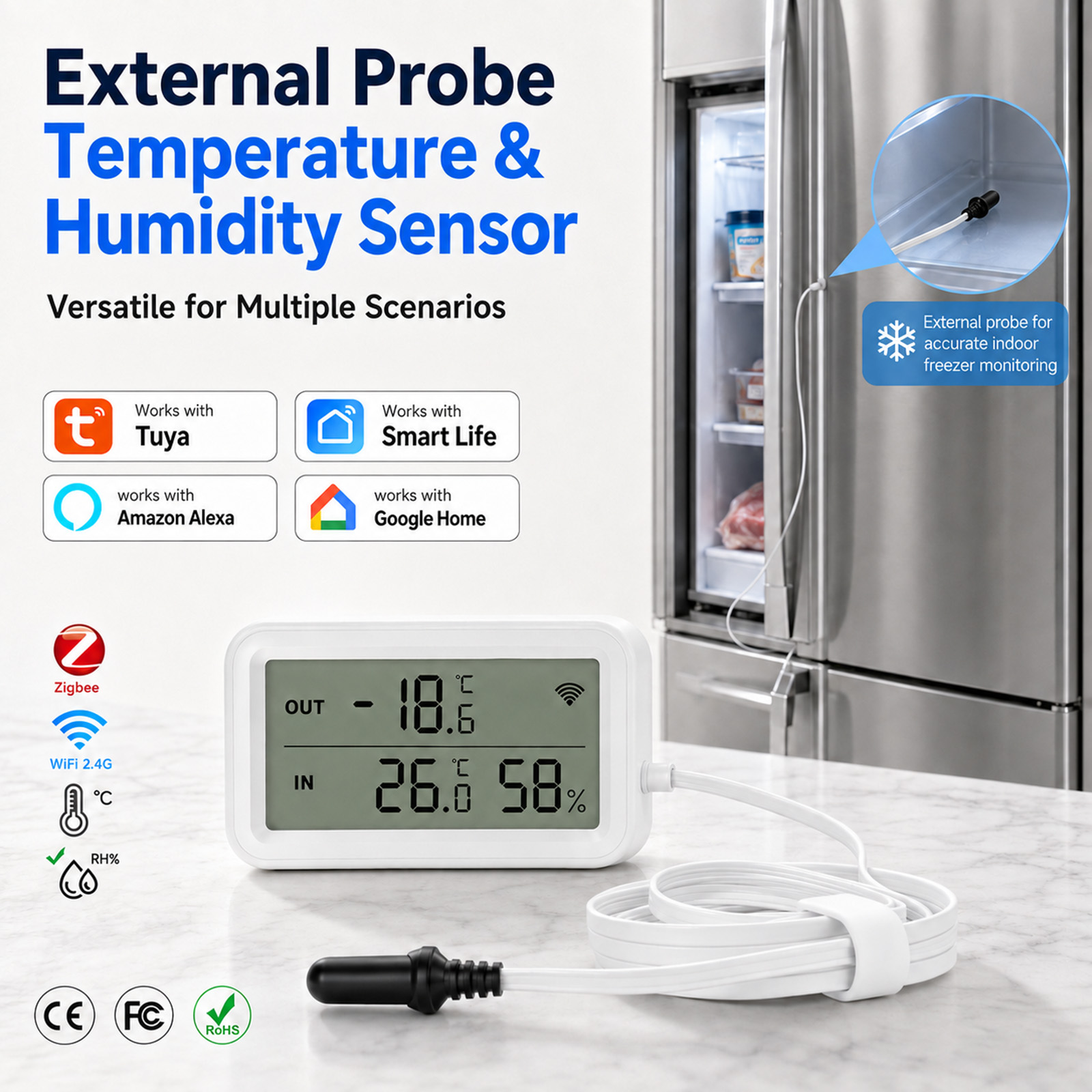 Sensor de Temperatura e Umidad - Digital Hygrometer Probe avaliação e preço