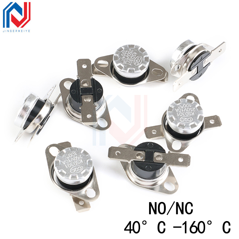 2 Peças KSD301 250V 10A 40~160 - Ceramic Heat Emitter avaliação e preço