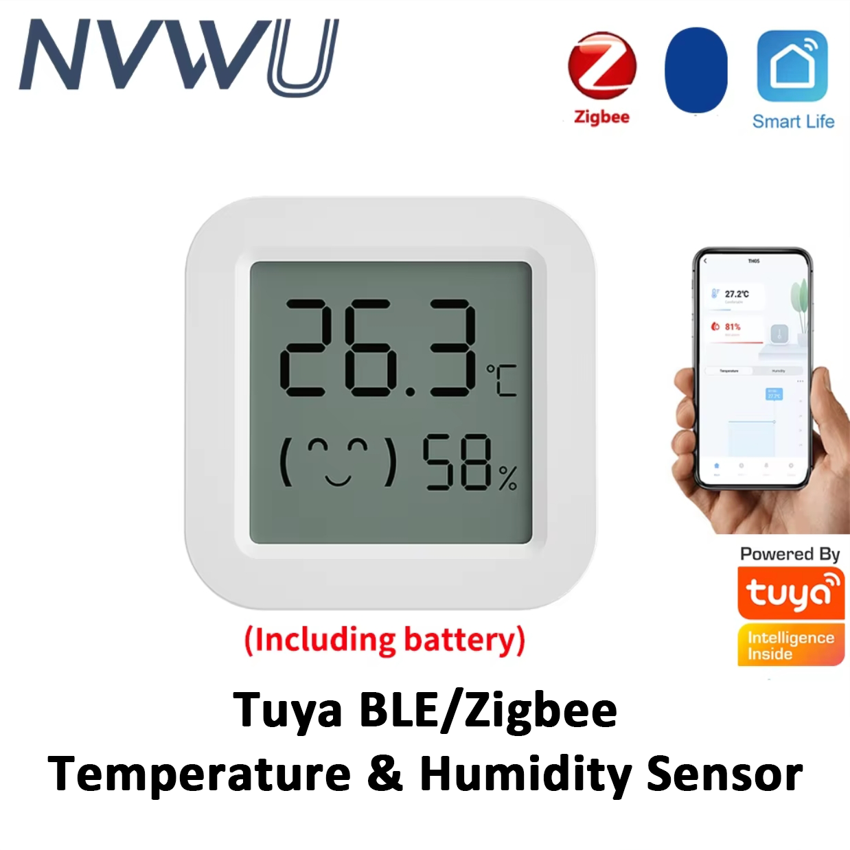 Tuya zigbee sensor de umidade  - Digital Hygrometer Probe avaliação e preço